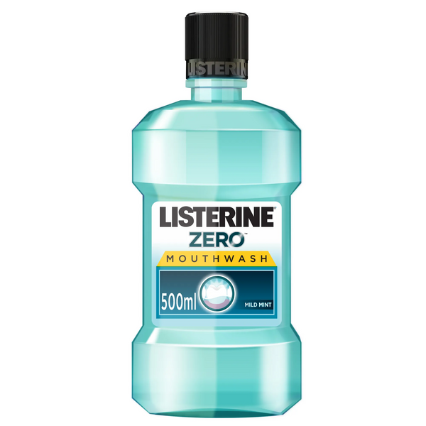 Listerine Zero Mildmint Mouthwash; 500 ml