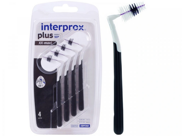 DENTAID interdental toothbrushes INTERPROX PLUS 2G XX-Maxi 4 pcs. blister