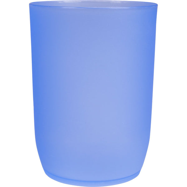 Wellsamed toothbrush cup, 7 x 9.5 cm blue