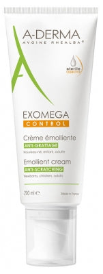 A-DERMA Exomega Control emollient face and body cream for very dry and atopic skin 200 ml BR.