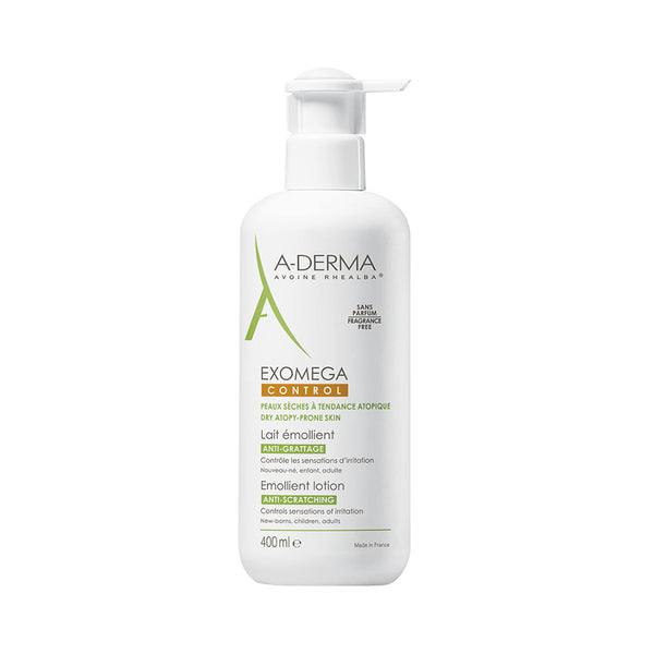 A-DERMA Exomega Control emollient body milk 400 ml BR.