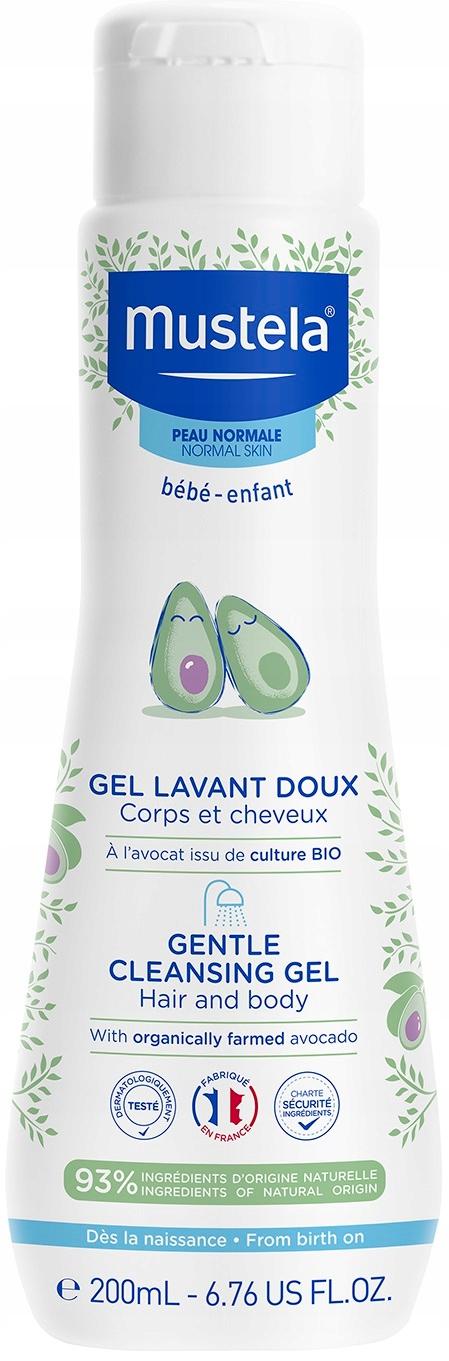 Mustela gel baby wash for hair and body 200 ml