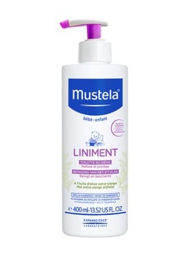 Mustela бебешки лосион Liniment за почистване на кожата при смяна на пелени   400 ml