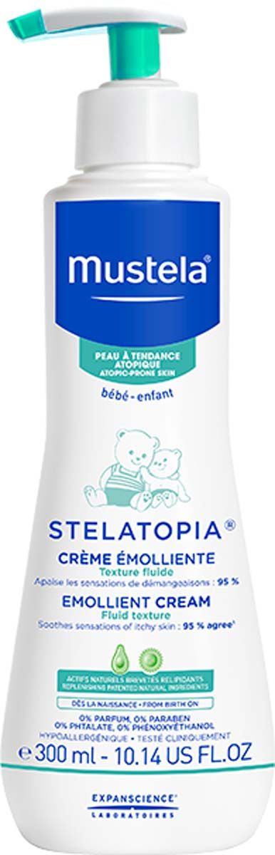 Mustela емолиентен крем Stelatopia за суха и атопична кожа   300 ml