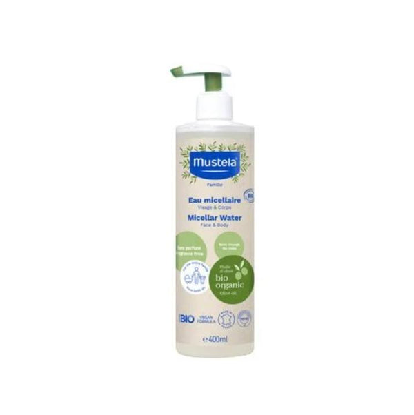 Mustela  Органик мицеларна вода   400 ml