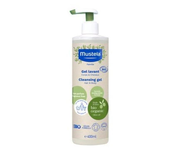 Mustela  Органик измиващ гел    400 ml