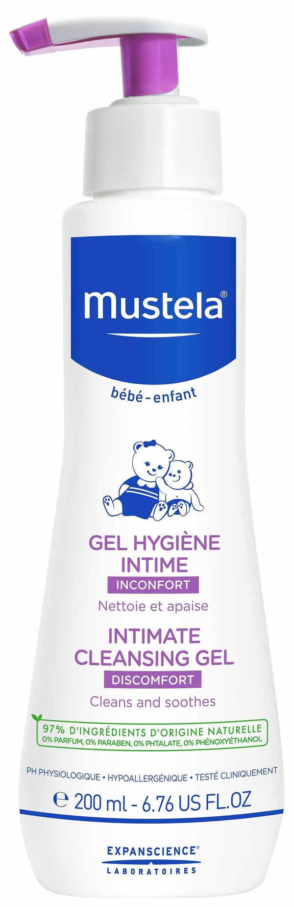 Mustela  интимен гел за бебета и деца   200 ml