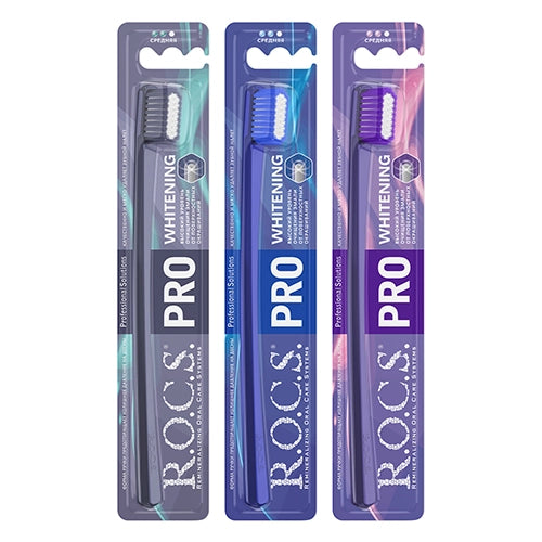 R.O.C.S toothbrush PRO WHITENING, medium blister