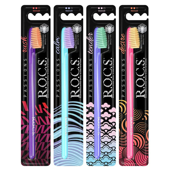 R.O.C.S. toothbrush Passions, Medium blister