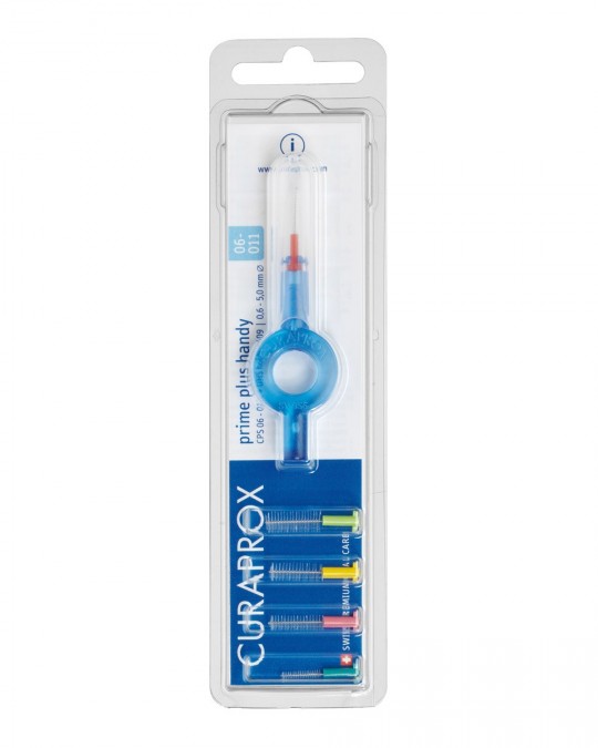 Curaprox interdental toothbrushes CPS 06-011 with round holder; 5 pcs.