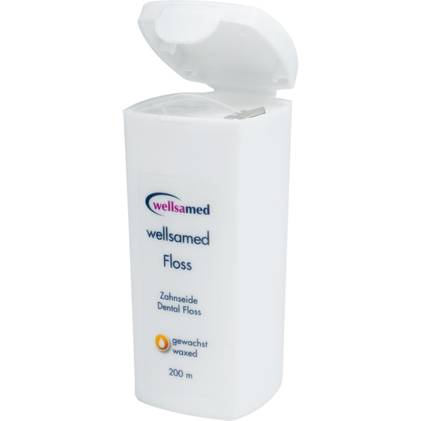 Wellsamed dental floss Neutral 200m with wax;