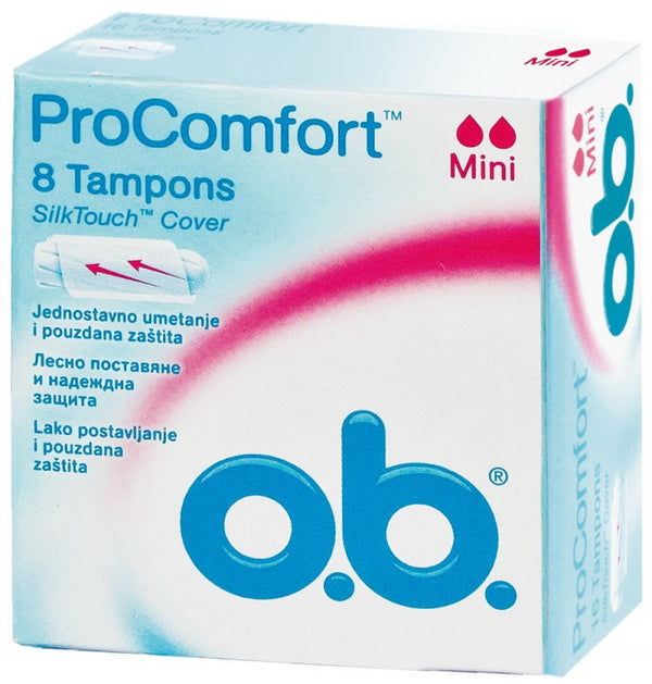 O.B. дамски тампони  Pro comfort Mini  8 бр. кутия