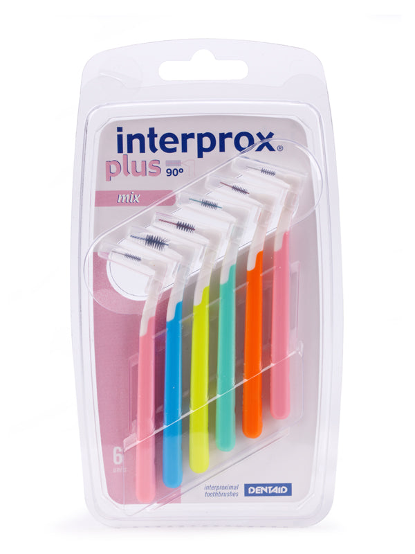 DENTAID интердентални четки за зъби INTERPROX PLUS 2G mix   6 бр. блистер