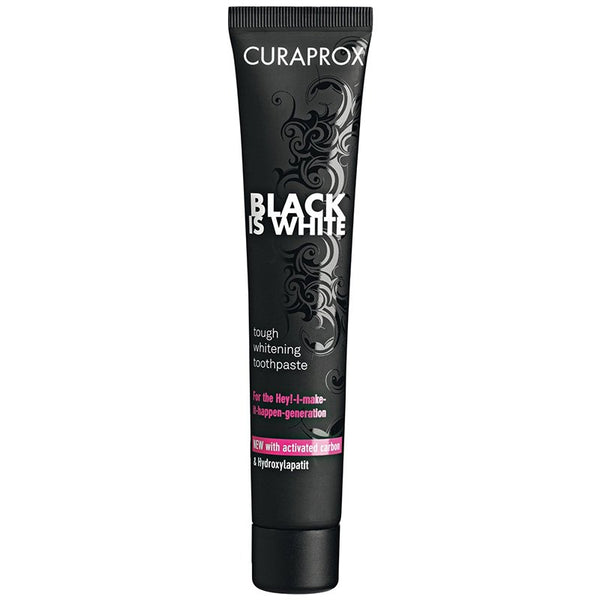 Curaprox toothpaste Black is White black toothpaste with activated charcoal