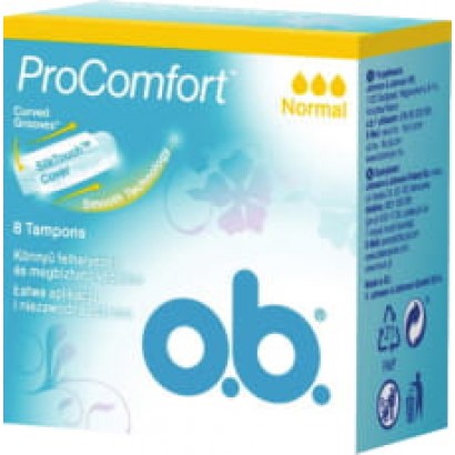 O.B. дамски тампони Pro comfort Normal 8 бр. кутия