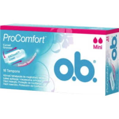 O.B. дамски тампони Pro comfort Mini 16 бр. кутия