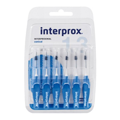 DENTAID интердентални четки за зъби INTERPROX 4G conical 1.3mm, ISO 4 ; 6 бр. блистер