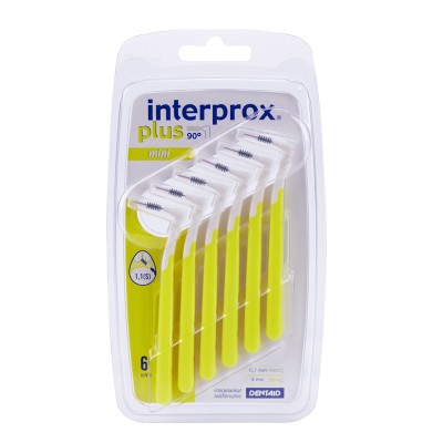 DENTAID интердентални четки за зъби INTERPROX PLUS 2G mini 1.1mm, ISO 3 ; 6 бр. блистер