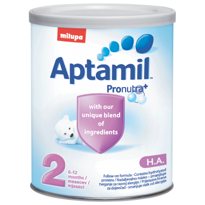 Aptamil НА 2 400g, 6m+, за профилактика на алергии