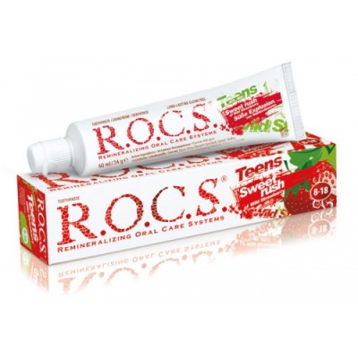 R.O.C.S. паста за зъби Teens Wild Strawberry 74 ml