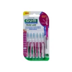 Gum интердентални четки за зъби прави; розови 1.4 mm 6 бр. блистер