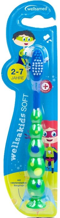 Wellsamed четка за зъби wellsakids Soft детска от 2 до 7 год.