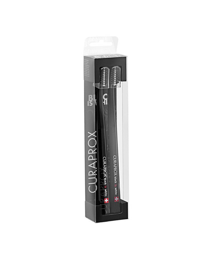 Curaprox четка за зъби Black is White черни 2 бр. блистер