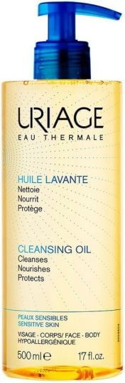 Uriage Huile Lavante измиващо гел олио за лице и тяло 500 ml