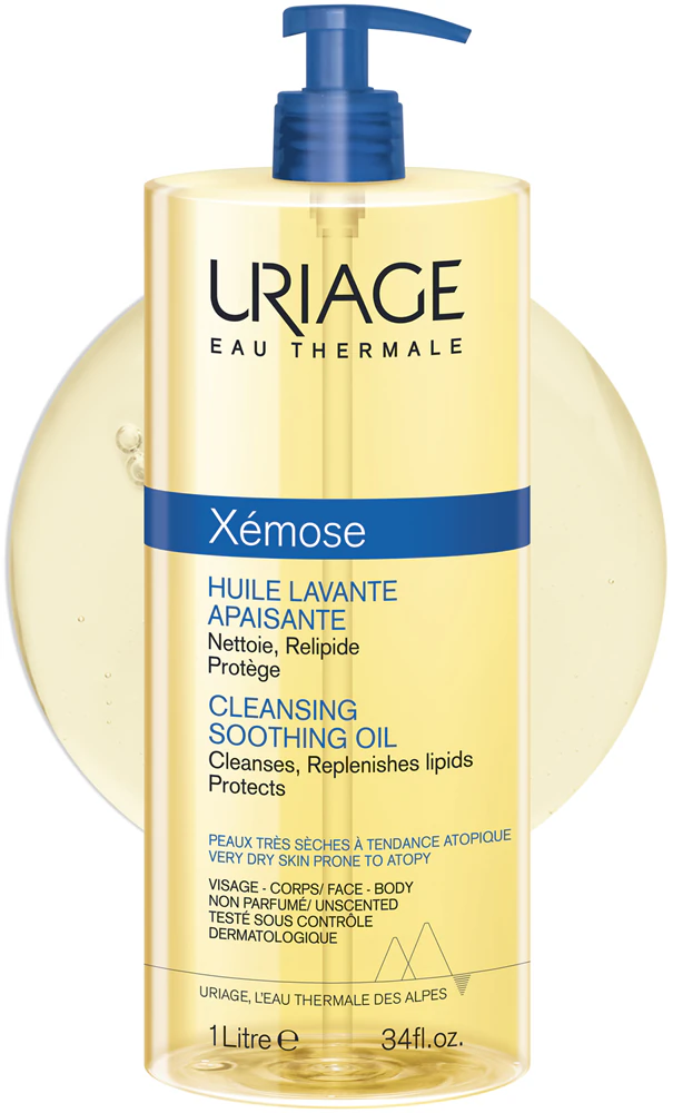 Uriage Xemose успокояващо почистващо масло 200 ml
