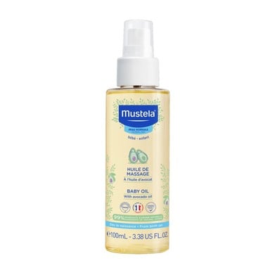 Mustela бебешко олио масажно спрей 100 ml