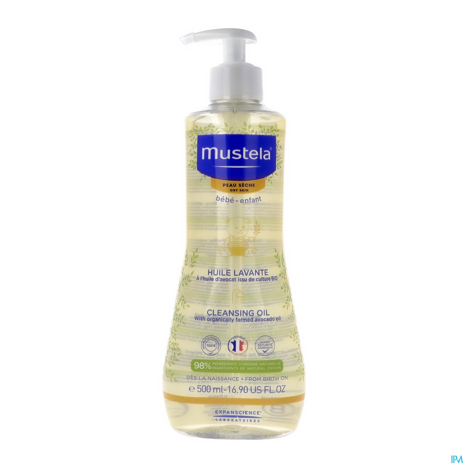 Mustela бебешко олио за баня 500 ml