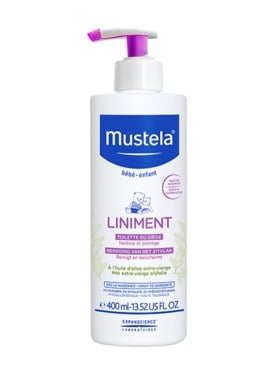 Mustela бебешки лосион Liniment за почистване на кожата при смяна на пелени 400 ml