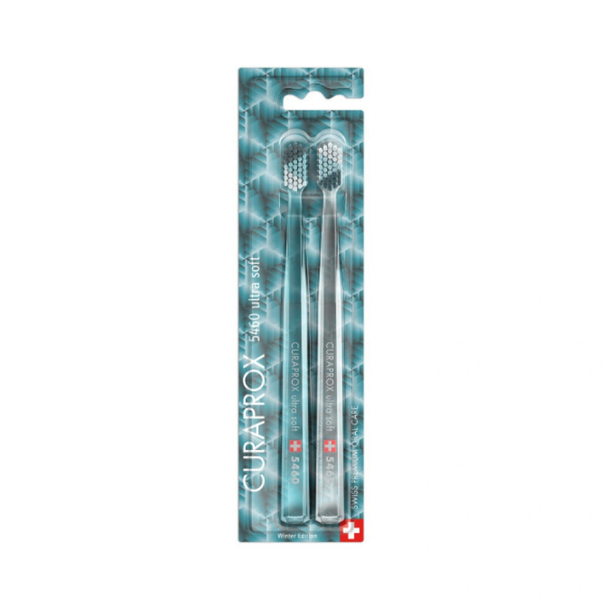 Curaprox четка за зъби CS 5460 Duo Winter Edition 2022 2 бр. блистер