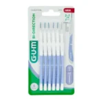 Gum интердентални четки за зъби Bi-Direction; лилави 0.6 mm 6 бр. блистер