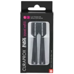 Curaprox Black is White резервни глави за к-т за път Black is white, 2 бр. блистер