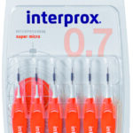 DENTAID интердентални четки за зъби INTERPROX 4G supermicro NEW 0.9 mm, 6 бр. блистер