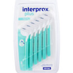 DENTAID интердентални четки за зъби INTERPROX PLUS 2G micro NEW 1.1 mm,  6 бр. блистер