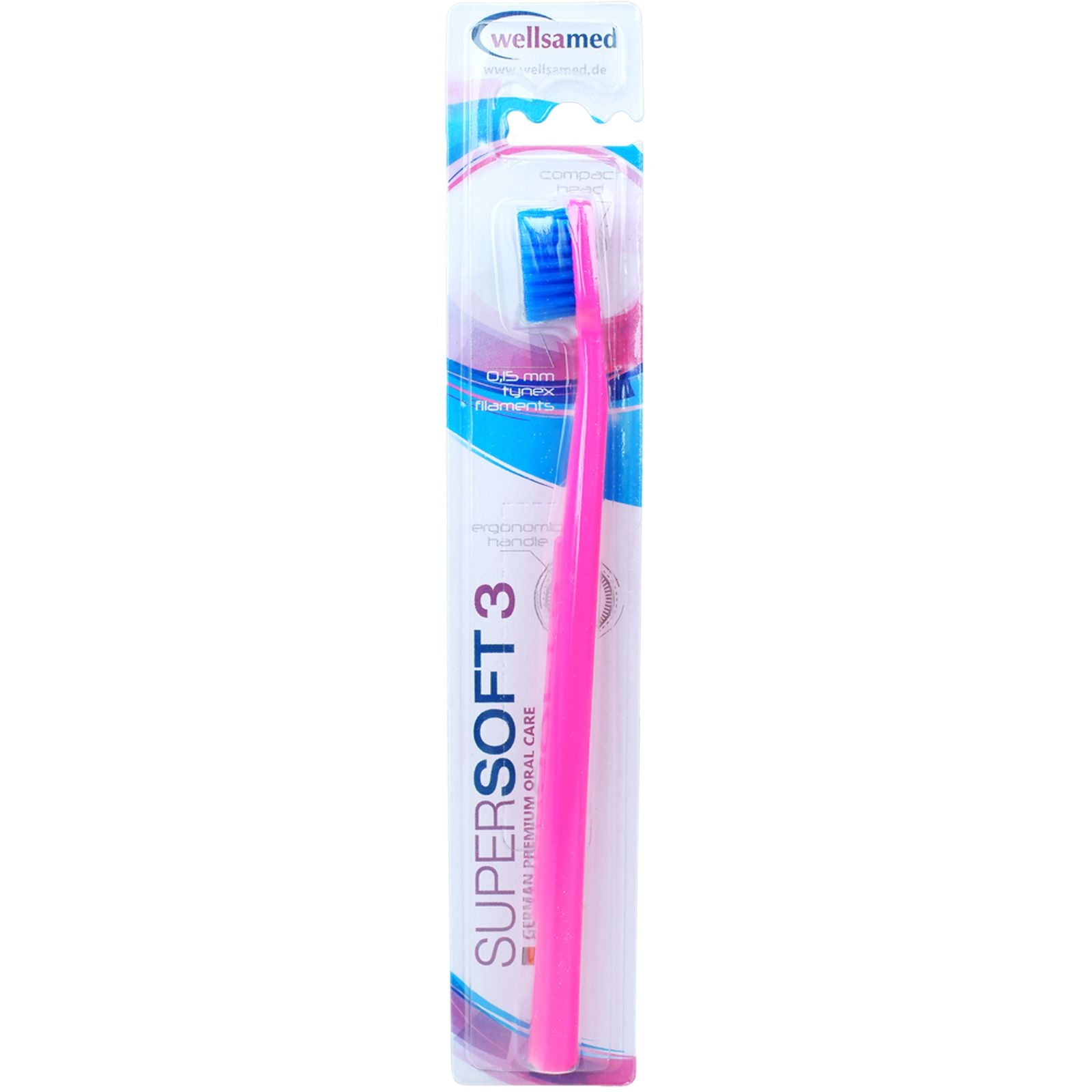 Wellsamed четка за зъби SuperSoft 3 блистер