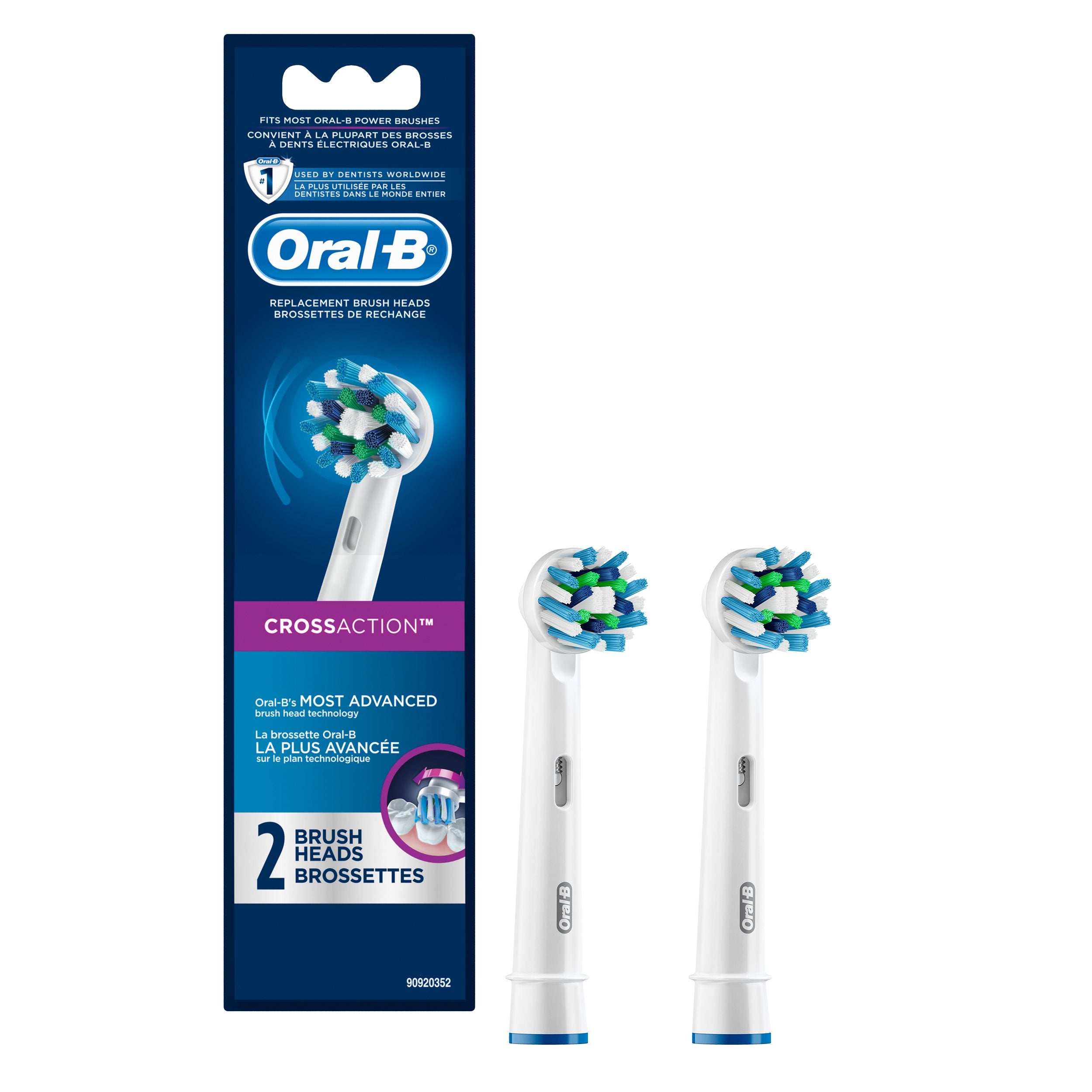Oral-B наконечник за ел. четка  Cross Action 2 бр. блистер