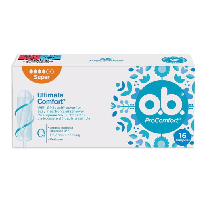 O.B. дамски тампони  Pro comfort Normal  16 бр. кутия