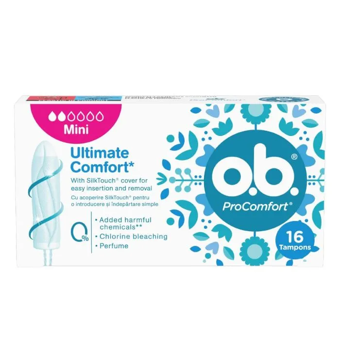 O.B. дамски тампони  Pro comfort Mini  16 бр. кутия