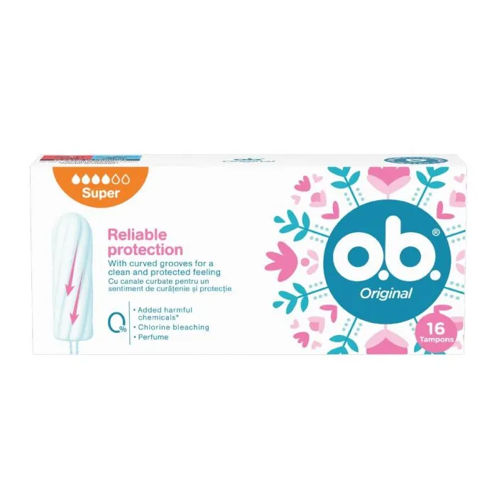 O.B. дамски тампони Original Super 16 бр. кутия