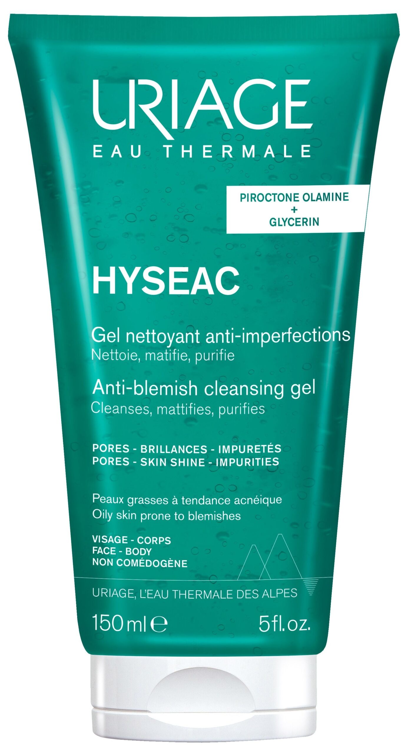 Uriage Hysеac измиващ гел за лице за комбинирана и мазна кожа 150 ml
