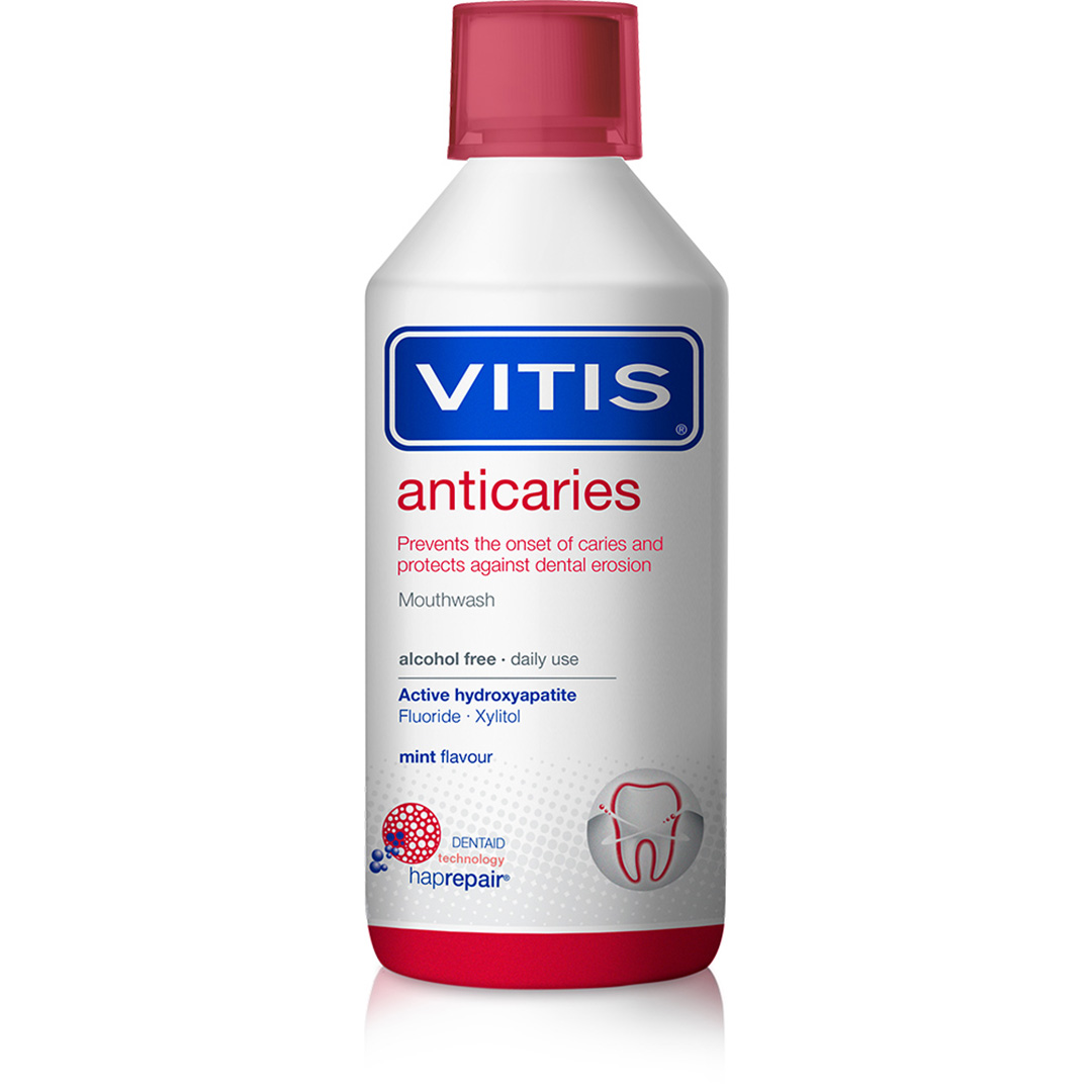 DENTAID Вода за уста VITIS Anticaries 500 ml