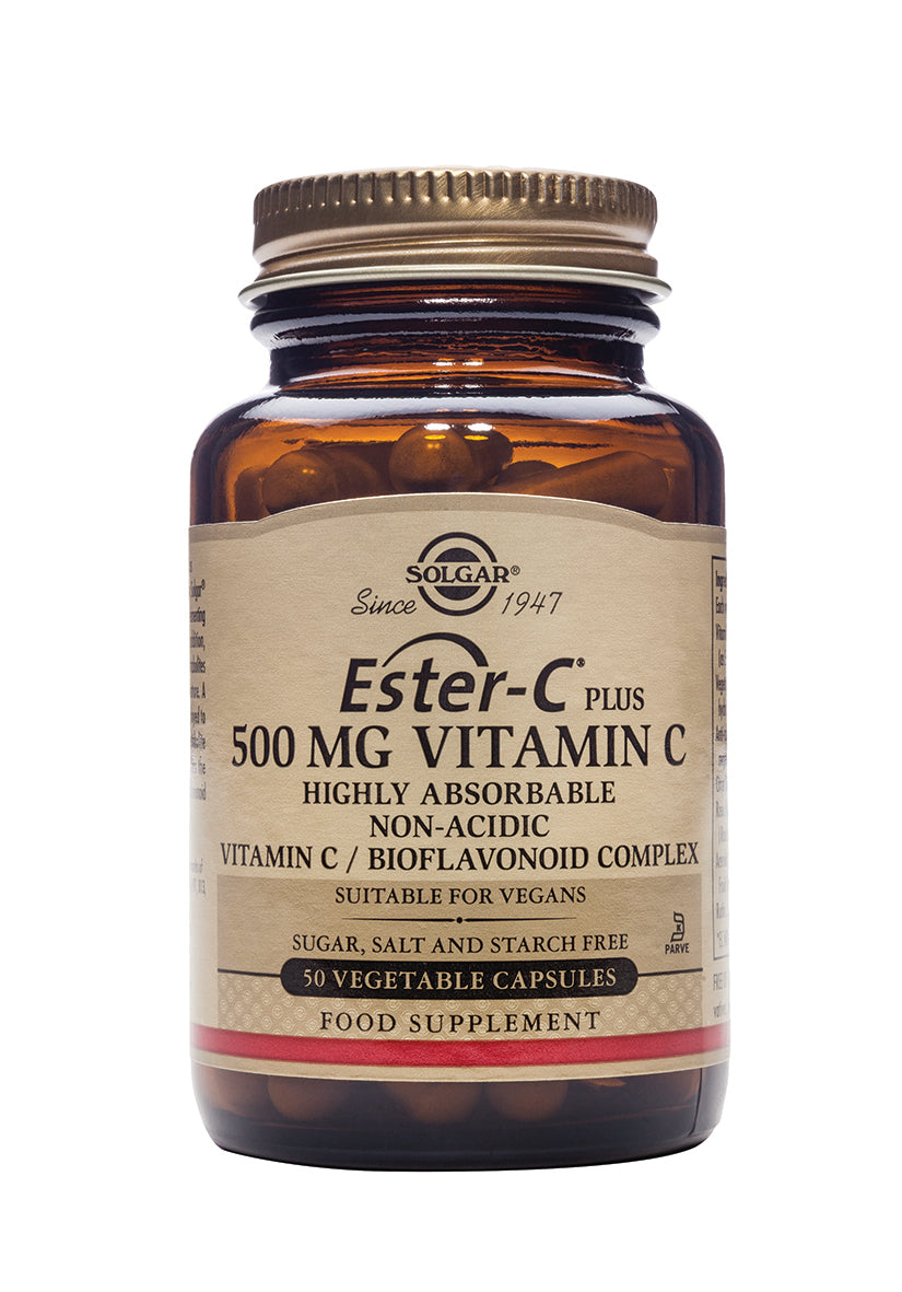 SOLGAR  естер C, 500 mg,  капсули x 50 броя