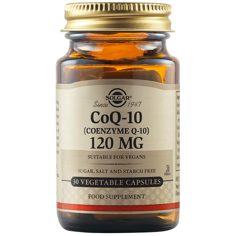 SOLGAR  коензим Q10 120 mg, капсули x 30 броя