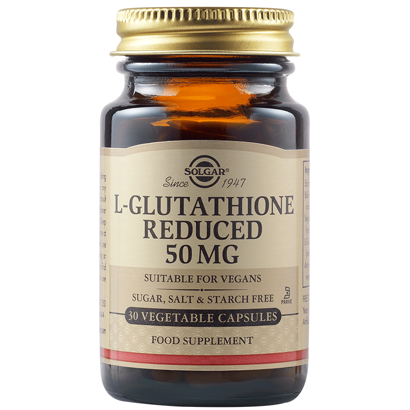 SOLGAR  Л-глутатион, 50 mg, капсули x 30 броя