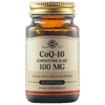SOLGAR коензим Q10, 100 mg, капсули x 30 броя