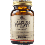 SOLGAR калциев цитрат с D3, 250 mg, табл. x 60 броя
