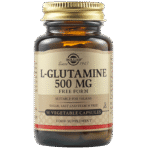 SOLGAR Л-глутамин, 500 mg, капсули x 50 броя